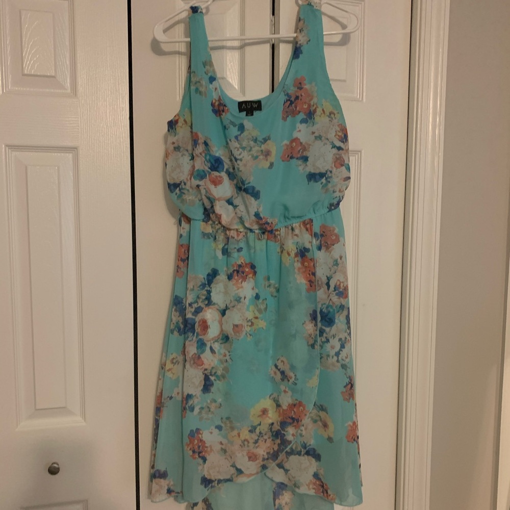 High low floral dress